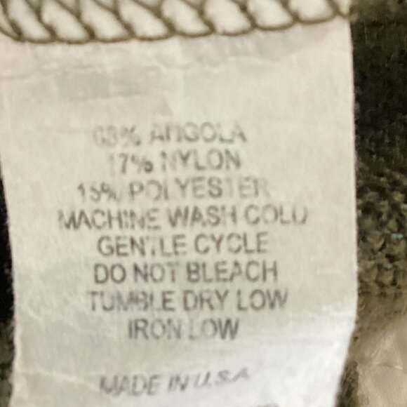 Hailey & Co Olive Green Pullover Sweater Size L Lagenlook Outdoorsy Capsule - Picture 5 of 12